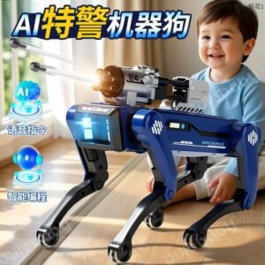 2025 New Model Children's Toy AI Artificial Intelligence Remote Control Electric Robot Dog Mechanical Programming Boy's Birthday Gift