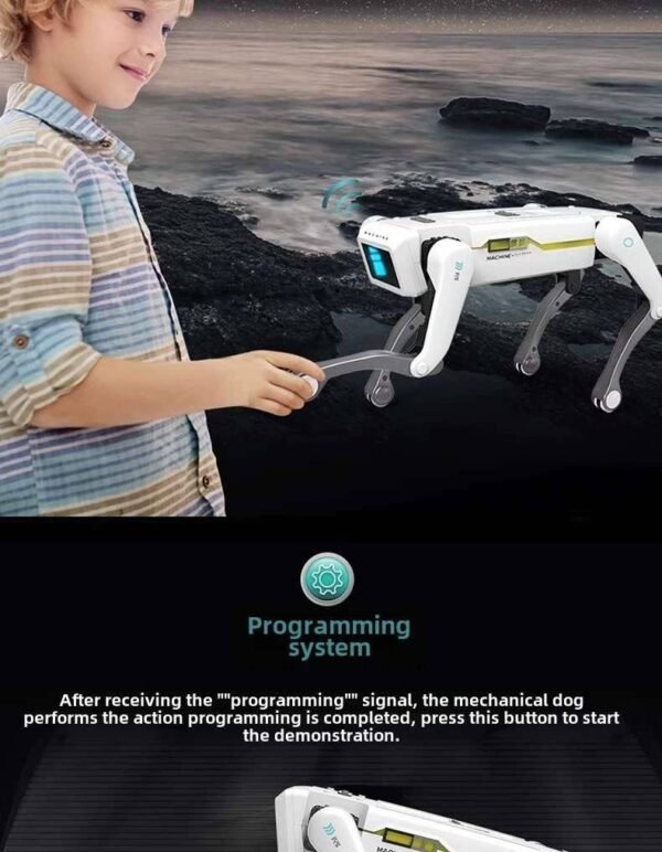 German Boy Birthday Gift Kidsren's Robot Dog Toy Creative Big Boy Primary School Student Kindergarten New Year Gift